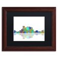 thumbnail image 2 of Trademark Fine Art "El Paso Texas Skyline" Canvas Art by Marlene Watson Black Matte, Wood Frame, 2 of 5