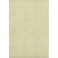 thumbnail image 2 of Addison Rugs Mayfield Washable Transitional Squares Yellow Rectangle Rug, 5' x 7'6", 2 of 6