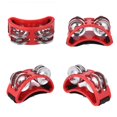 thumbnail image 3 of Ettsollp Strap-on Tambourine 2 Pcs Foot Tambourines Musical Instrument Foot Percussion Steel Jingle Bells Drum Adjustable Elastic Band Anti-rust Singing, 3 of 8