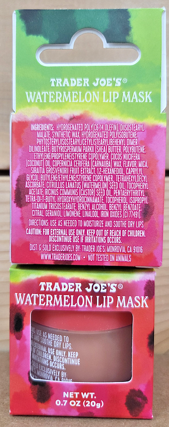 Trader Joe's Watermelon Lip Mask 0.7oz 20g (2 Jars)