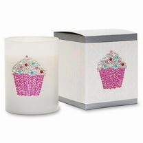 Primal Elements CIWCUP Cupcake 9.5 oz. Icon Candle in White Glass