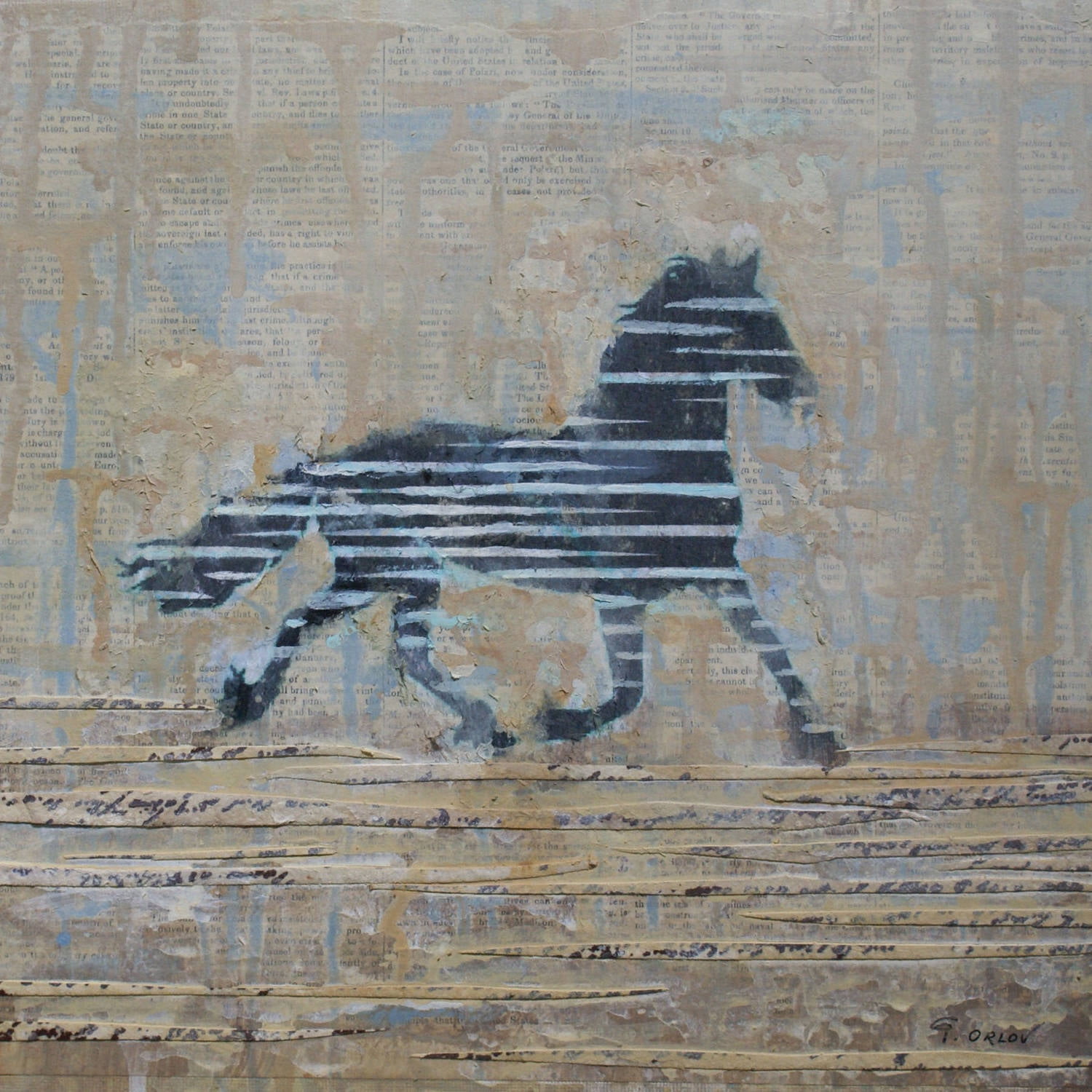 "Lost in Time" Painting Print on Wrapped Canvas
