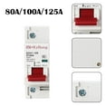 thumbnail image 3 of 1P DC Mcb 600V 125A 100A 80A Circuit Breaker for PV System Battery Main Switch, 3 of 5