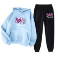 thumbnail image 1 of Puntoco Sudadera Con Capucha Para Mujer Sudadera De Manga Larga Con Bolsillo Pantalones De Moda Para Mujer Conjunto De Sudadera Estampada Liquidación Puntoco Puntoco-702, 1 of 2
