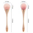 thumbnail image 2 of 2 Pieces Large Mineral Powder Brushes, Soft Fluffy Makeup Brushes for Foundation, Blush and Highlighter, Professional Makeup Set for Blending, Buffing, 2 of 4