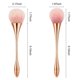 thumbnail image 2 of 2 Pieces Large Mineral Powder Brushes, Soft Fluffy Makeup Brushes for Foundation, Blush and Highlighter, Professional Makeup Set for Blending, Buffing, 2 of 4