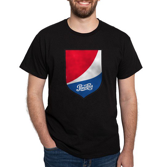 CafePress - Pepsi Varsity Badge 1 Light T Shirt - Men's Classic Cotton T-Shirts