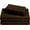 Chocolate Stripe, variant on 100% Egyptian Cotton, Perfect for Camping Sheets, 300TC, Flat Sheet, Fitted Sheet with 10" Deep Pocket & 2 Pillowcases- Cot Sheet Sets 4 PC-Chocolate Stripe, Truck Size