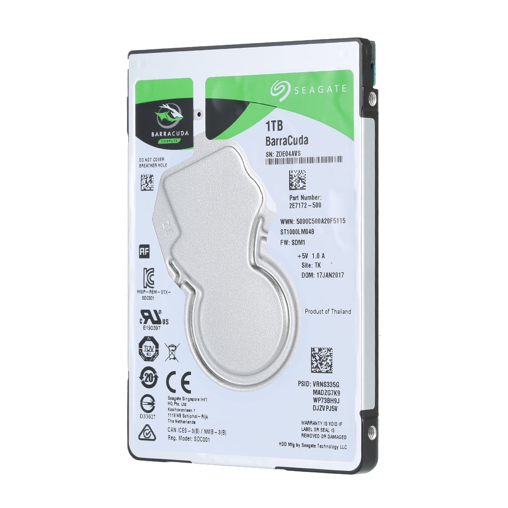 Seagate 1TB Laptop HDD Internal Notebook Hard Disk Drive 7mm