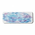 thumbnail image 1 of Feather Computer Mouse Pad, Abstract Dream Catcher Watercolor Background Brushstrokes, Rectangle Non-Slip Rubber Mousepad Large, 31" x 12" Gaming Size, Pale Blue Lilac White, by Ambesonne, 1 of 2