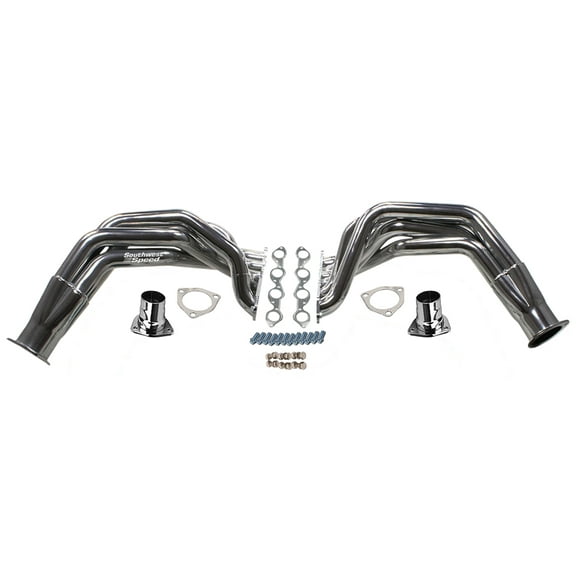 Southwest Speed Ceramic Hot Coated 55-57 Chevy Fenderwell Headers For Big Block Chevy 396-502 Engines,Tri-5,1955 1956 1957