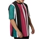 thumbnail image 1 of Camisetas de Manga Corta de los Hombres Casual Raya Cuello Redondo, Camiseta Ligera de Poliéster para Regalos Al Aire Libre, Viajes Y Familia, 1 of 5
