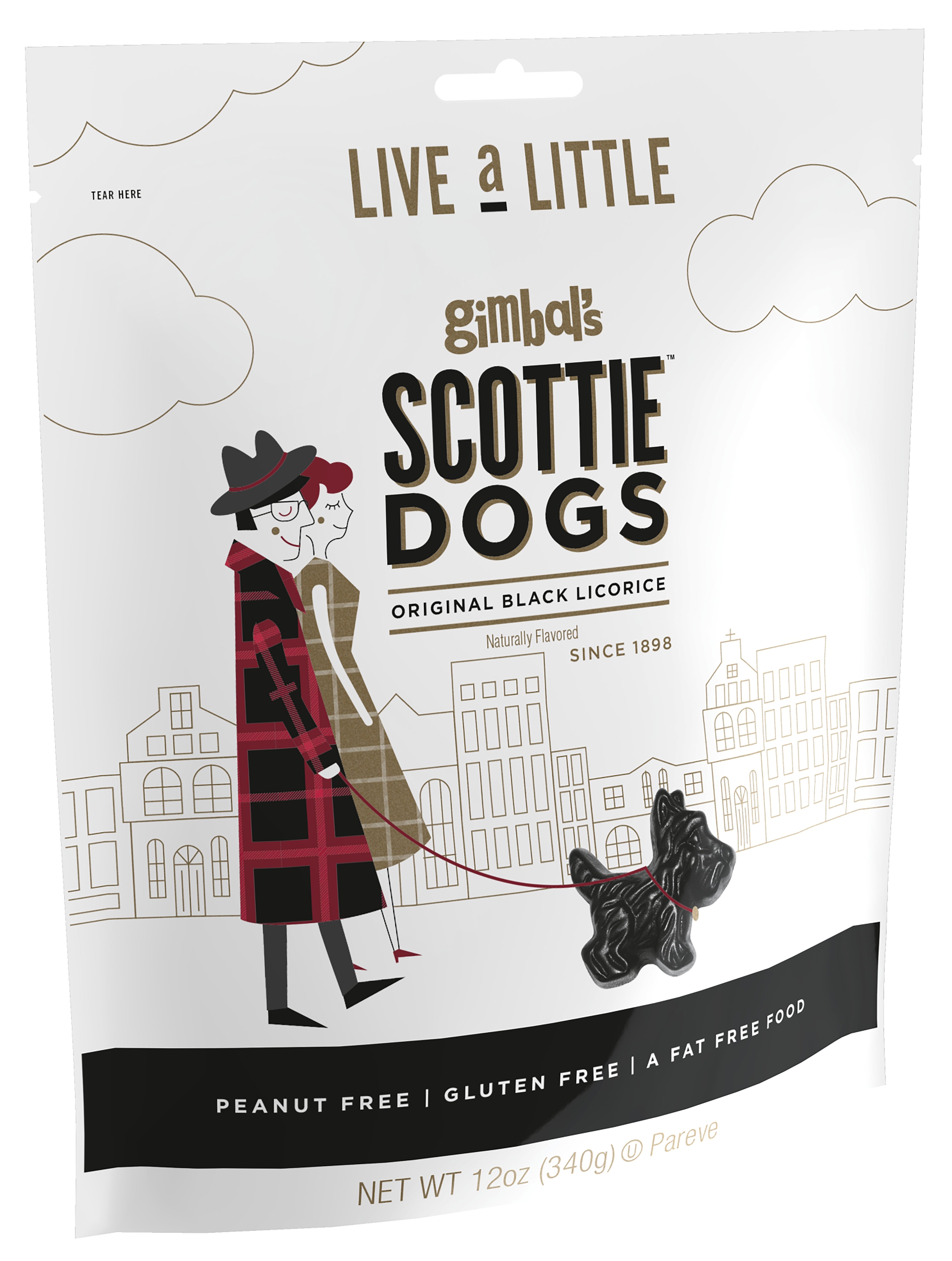 Gimbal s Scottie Dogs Original Black Licorice 12 oz Walmart
