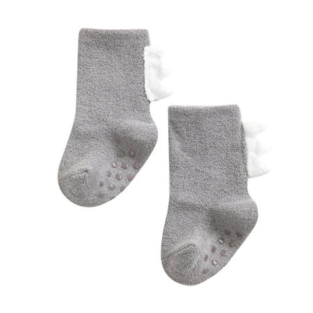 

Qiangong Toddler Socks Toddler Baby Boy Girls Toddlers Indoor Animals Slipper Shoes Antislip Socks Booties First 1-Pack Baby Socks 1-3 Years