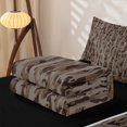 thumbnail image 5 of Erosebridal Rustic Camouflage Zipper Queen Comforter Set with Fitted Sheet and 2 Pillowcases for Boys Men, Farmhouse Branches Plant Zipper Bedding Set, Brown, Black Reversible, 4 Pieces, 5 of 7