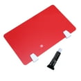 thumbnail image 3 of ORDDIART 1Pcs Rectangular Desk Divider Acrylic Red Privacy Screen for School and Office Use 19.7*11.8*0.2in, 3 of 7