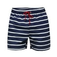thumbnail image 3 of YOTMKGDO Mens Swim Trunks Men's Swim Trunks Dry Surfing Swim Summer Beach Shorts Holiday Cute Drawstring Board Short with Pockets Swim Board Shorts Men'S, Navy 6X-Large, 3 of 4
