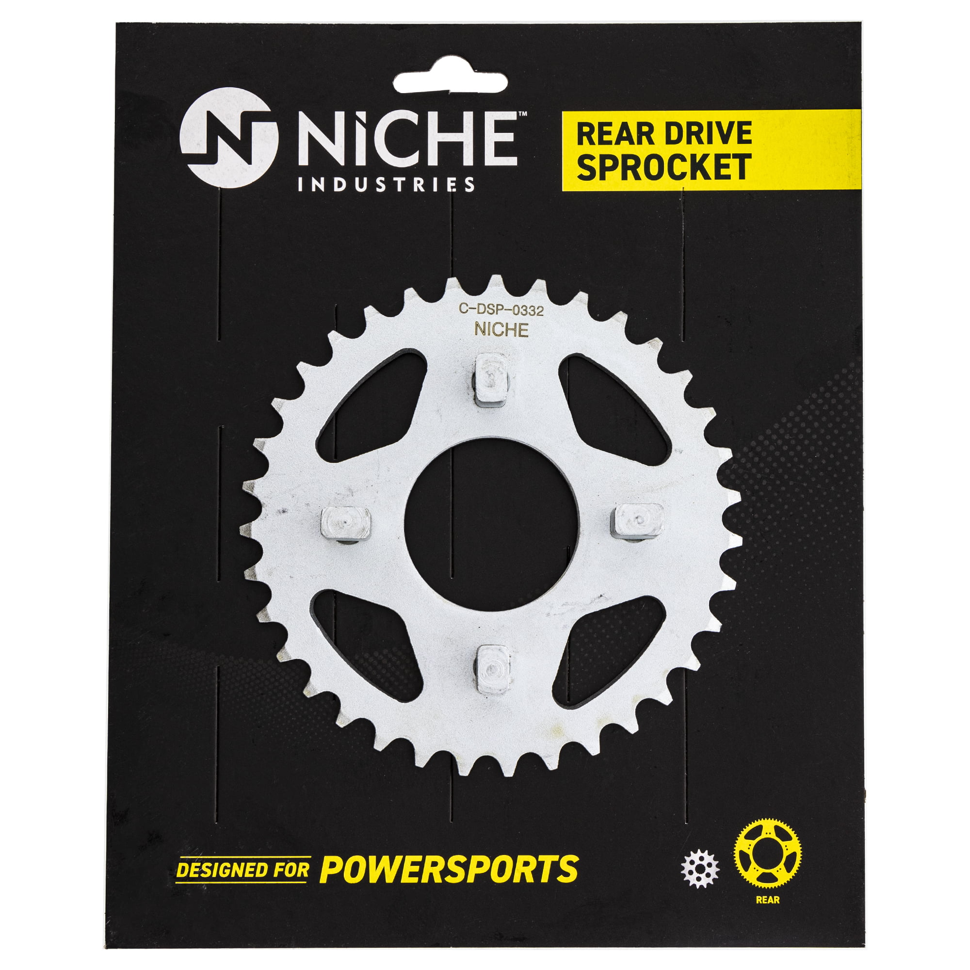 NICHE 420 Pitch 35 Tooth Rear Drive Sprocket For Honda CT70 CF70 CL70 ST70 Dax 
