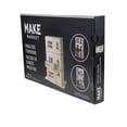 thumbnail image 5 of Make Market DIY Miniature Townhome Kit, 1:12 Scale Unfinished Plywood House, Natural, 30" Height, 21-Piece Set, 5 of 7