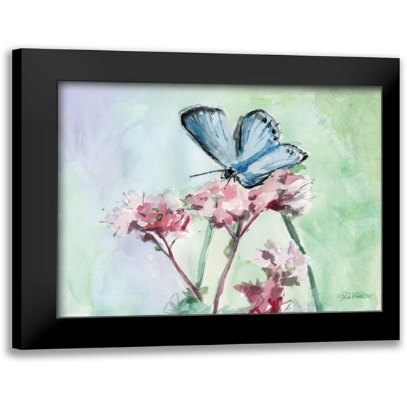 Roberto, LuAnn 14x12 Black Modern Framed Museum Art Print Titled - Watercolor Butterfly I