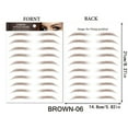 thumbnail image 2 of Kokovifyves Beauty Tools Simulated Waterproofed Eyebrow Stickers Eyebrow Tattooed Stickers Environmentally Friendly Lazy Eyebrow Patches, 2 of 2