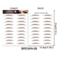 thumbnail image 2 of Parches para cejas simulados e impermeables, parches para cejas estilo tatuaje, parches ecológicos para cejas, parche para cejas, 2 of 2