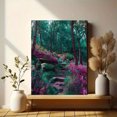 thumbnail image 6 of Enchanted Forest Path Canvas Print，Woodland Landscape Wall Art for Living Room Bedroom Entryway, 6 of 8