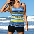 thumbnail image 5 of Itsame Swimsuits for Womens Sets, Printed Sweatshirts Blue, 5 of 9