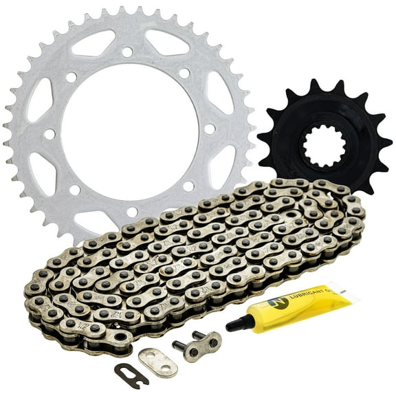 Niche Sprocket Chain Set for Kawasaki KLR650 15/43 Tooth 520 Front Rear Kit MK1014365