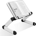 thumbnail image 1 of Support de Livre Réglable, Hauteur et Angle Réglables, Support Ergonomique avec Pinces à Papier pour Grands Livres Scolaires, Livres de Musique, Tablette, Recettes de Cuisine, 1 of 5