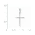 thumbnail image 2 of 14k White Gold Cross Charm, 2 of 2