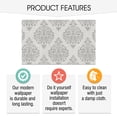 thumbnail image 5 of SUSSEXHOME 177.59 Square Feet Non-Woven Removable Wallpaper - Waterproof, Strippable, Light Resistance & Cleanable Wall Paper Roll-Four Seasons Collection-Ottoman, 5 of 5