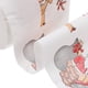 thumbnail image 5 of Rollo de papel higiénico con temática navideña, estampado de dibujos animados, ideal para festivales, cocina y baño (Papá Noel y Alce), 5 of 6