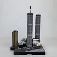 thumbnail image 2 of MOC-173724 World Trade Center 1987-2001 Modular Building Blocks Set Skyscraper MOC Bricks Toys DIY Model Gift 1107pcs, 2 of 10