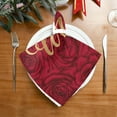 thumbnail image 2 of Coolnut Cloth Napkins 1PCS,Artistic Red Rose Soft and Skin Friendly Dinner Napkins Washable for Valentine's Day Dinner, Hotel, Wedding,BBQ Party, 2 of 7