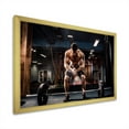 thumbnail image 5 of Designart "Deadlift Training Preparation" Aerobic & Bodybuilding Picture Framed Canvas Wall Art, 5 of 5