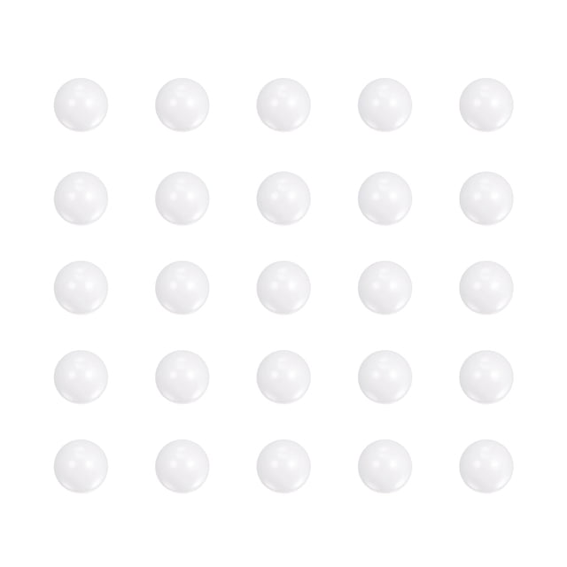 Unique Bargains 2.5mm Diamètre G10 Zircone Billes en Céramique ZrO2 Boule pour Roulements, Blanc 30 Pack