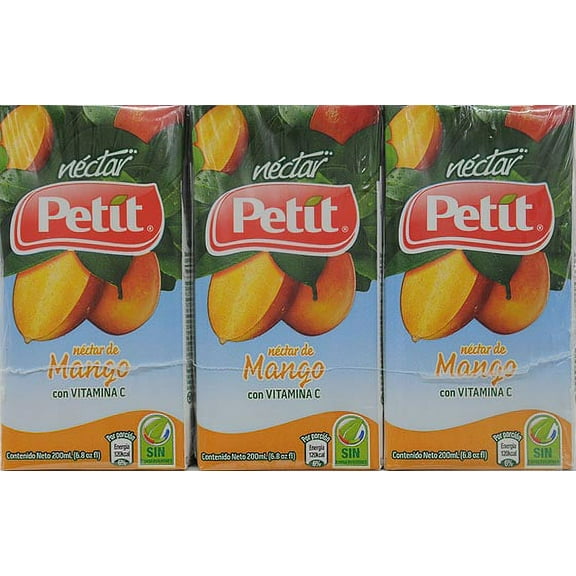 Petit Mango Nectar 6.8 fl oz, 3 Ct