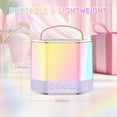 thumbnail image 3 of Mini Karaoke Machine for Kids - Portable Bluetooth Karaoke Speaker with 2 Wireless Microphones and Party Lights Toy Ages 3-12+,Birthday Gifts for Girls Boys Family Home Party, 3 of 11