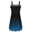 thumbnail image 6 of LADIGASU Woman Summer Casual Gradient Printing Sleeveless Strappy Dress, 6 of 6