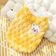 thumbnail image 6 of Small Dog Sweaters Knitted Pet Cat Sweater Warm Dog Sweatshirt Dog Winter Clothes Puppy Sweater,Yellow, 6 of 6