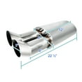 thumbnail image 2 of Spec-D Tuning Universal 3" Jdm Hi-Power Dual Tip Dtm Exhaust Muffler Fits select: 2000-2010 CHEVROLET IMPALA, 1997-2010 CHEVROLET MALIBU, 2 of 7