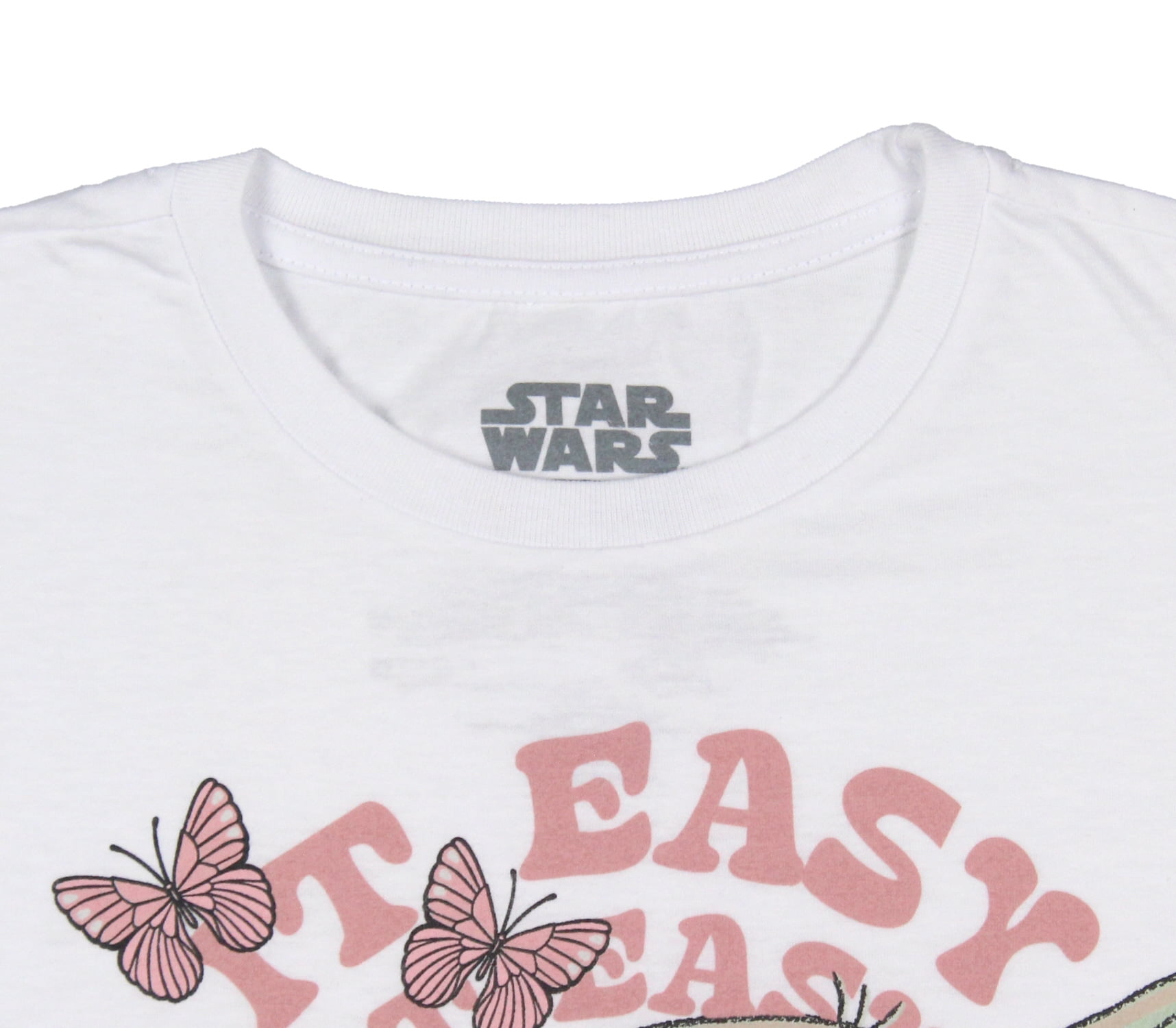 Star Wars Girls Grogu Take It Easy, Crew Neck, Short Sleeve, Graphic T-Shirt, Sizes 4-16