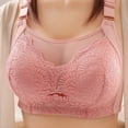 thumbnail image 4 of Women's Plus Size Comfortable Breathable Underwire Bras Lace Cover Push-Up Underwear, 4 of 4
