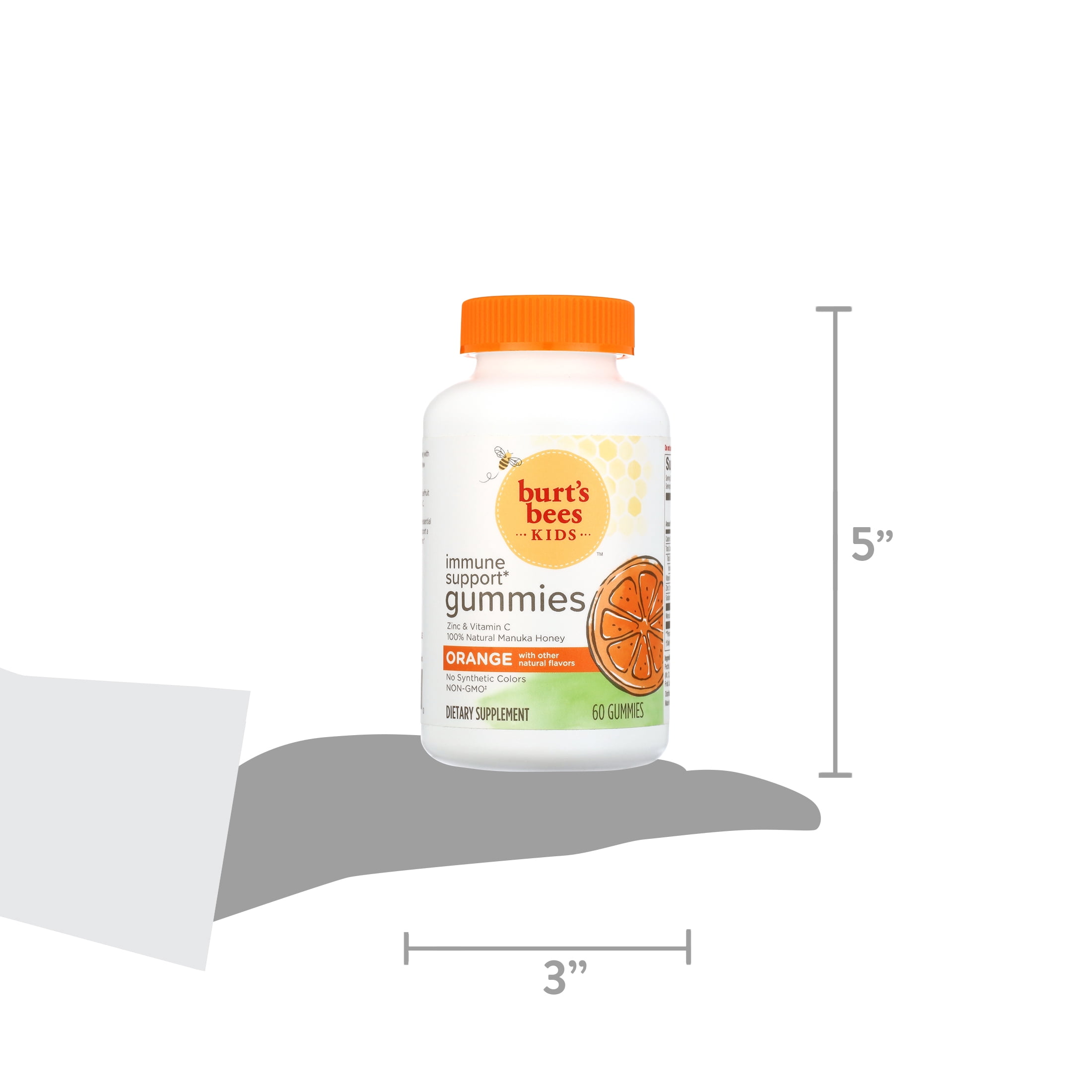 Burt's Bees Kids Immune Support Gummies, 60 Count