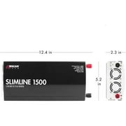 Wagan Slimline 1500W AC to DC Inverter