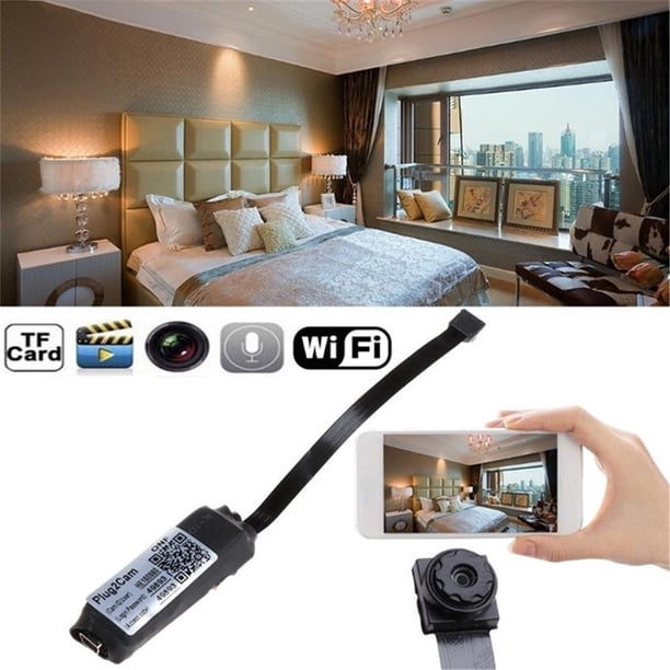 1pc Mini Wifi Ip Video Camera Wireless Diy Module Dv Dvr Nvr Nanny Cam Security Camera 32gb Tf Card Walmart Com Walmart Com