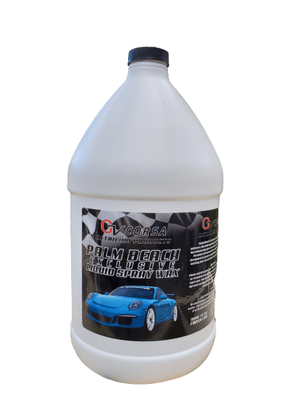 GV Corsa Exclusive Liquid Spray Wax, car Wax, Carnauba Wax, car Wax Spray, car Detailing Spray 1 Gallon