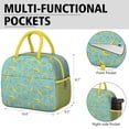 thumbnail image 6 of Lunch Bag Lunch Box for Women Reusable Insulated Lunch Bags,Water-Resistant Dolphin Yellow Banana Cooler Lunch Tote Bag, Large Capacity for Work Travel Picnic, 6 of 6