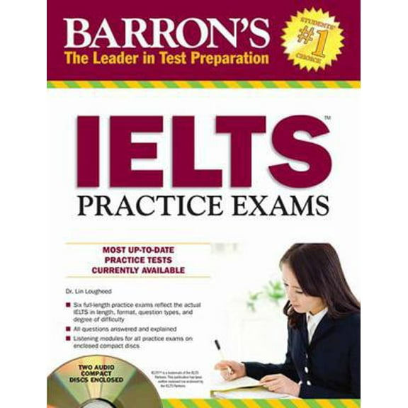 Pre-Owned Barron's IELTS Practice Exams with Audio CDs: International English Language Testing System (Paperback) 1438073313 9781438073316